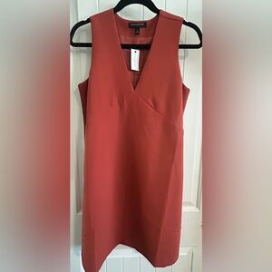 Banana Republic V-Neck Mini Shift Dress, NWT